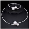 Large And Small Pearls Open Female Online Influencer Bracelet