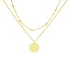 S925 Sterling Silver Choker Round Bead Collarbone Necklace