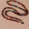 108 Beads String Lotus Hanging Multi-layer Bracelet
