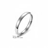 Women's Korean-style Elegant 3mm Simple Bracelet Arc Titanium Steel Ring