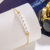 New Chinese Style Small Golden Beads Pearl Bracelet Premium Bracelet