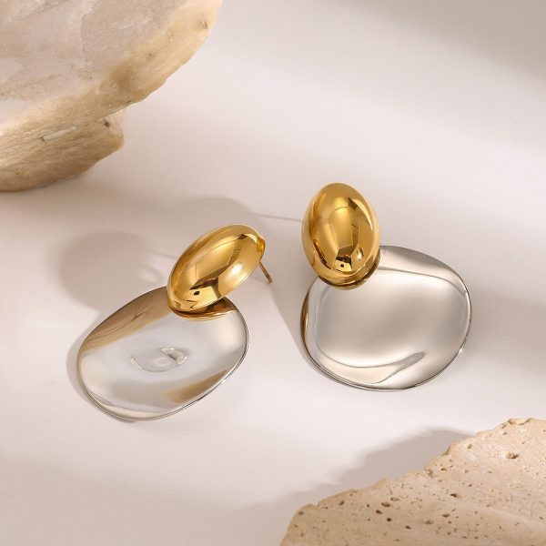 Destiny Chunky Gold Drop Earrings