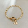 New Diamond Fruit Cherry Pendant Bracelet Clip OT