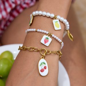 Stainless Steel Pearl Bracelet For Women