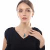 Jewelry Set Austrian Crystal Cute Bow Kitten