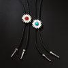 European And American Retro Style British Gem SUNFLOWER Necklace