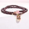 Red Rock Double Ring Money Bag Pendant Bracelet