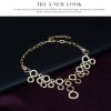 Diamond Jewelry Four-piece Alloy Jewelry Set