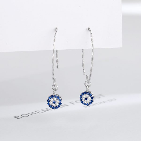 Sterling Silver Needle Earrings Female Temperament South Korea
