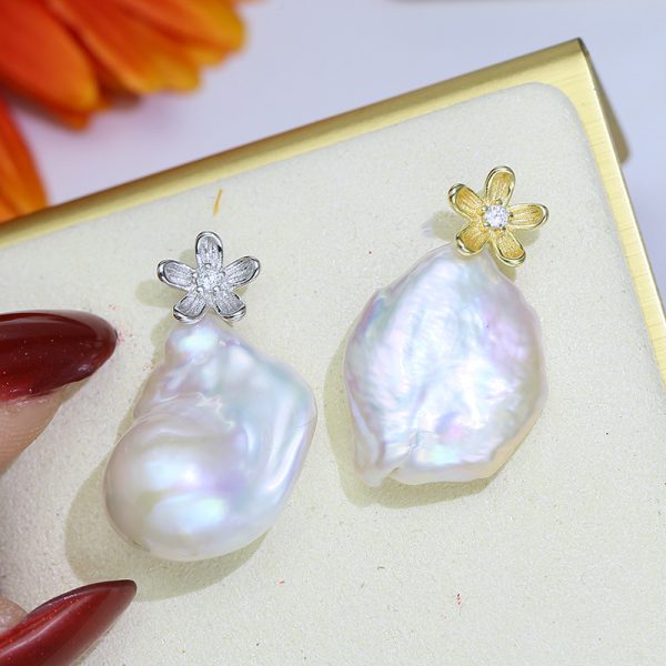 Sterling Silver Pearl Empty Holder Pendant Silver Ring Holder