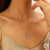 Blue HAILANG Sun Water Drop Pendant Necklace For Women