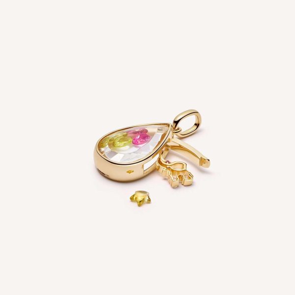 Ocean Heart Can Open Necklace Water Drop Pendant Niche Cute Small Item