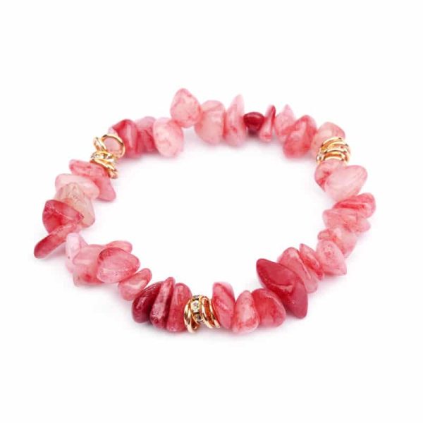 European And American Natural Stone Beaded Bracelet For Women