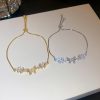 Flower Butterfly Pendant Bracelet For Women