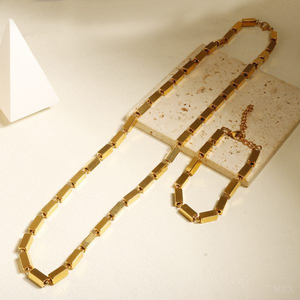 Stainless Steel Jewelry Set Fashion Minimalist Design