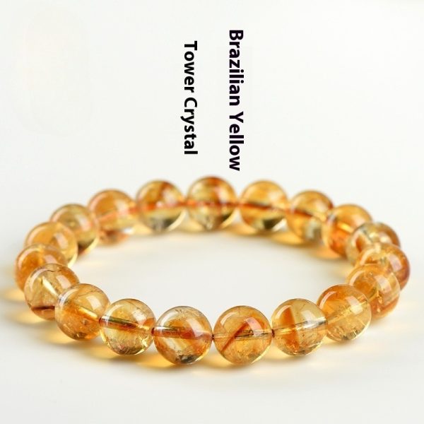 Natural Yellow Asestelle Citrine Bracelet