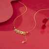 S925 Sterling Silver Mush Ice Five Emperors Coin Necklace For Women