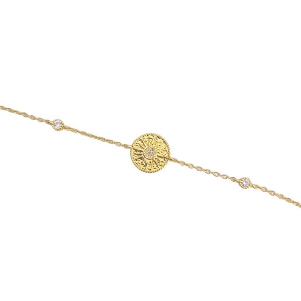 Goddess Mush Ice Bracelet Gold-plated Compass Niche High Sense Asterism