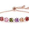 Fashion Simple Inlaid Zircon Bracelet For Women