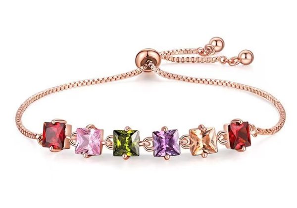 Fashion Simple Inlaid Zircon Bracelet For Women