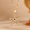 Ocean Series Starfish Necklace Accessories Women's Design Sense