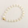 Gold And Silver Pearl Chain Magnetic Snap Bracelet Magnetic Snap