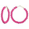 Set Rose Red Geometric All-match Earrings For Women