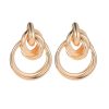 Fashion Exaggerated Circle Stud Earrings Punk