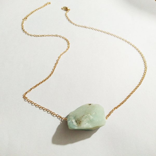 European And American Jewelry Original Crystal Necklace Rough Stone Necklace