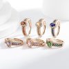 Champagne Real Gold Color Affordable Luxury Style Open Ring