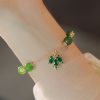 Women's New Chinese Zircon Maple Leaf Pendant Adjustable