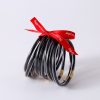 Colorful Silicon Ribbon Bow Bracelet