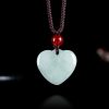 Jade Love Pendant Sticky Jade Pendant Necklace