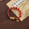Night Market Temple Fair Bracelet Colored Glaze New Chinese Bracelet