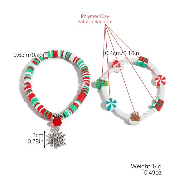 European And American New Christmas Bracelet Pendant