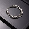 Cuban Link Chain Men Punk Knotted Bracelet Necklace
