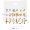 0d2e763c-5953-42ed-973c-06ea25262108.jpg Temperament Small Circle Earrings Set Creative Cold Wind Pearls