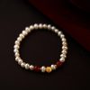 Natural Freshwater Pearl Bracelet Fu Character Light Luxury Beaded High Sense