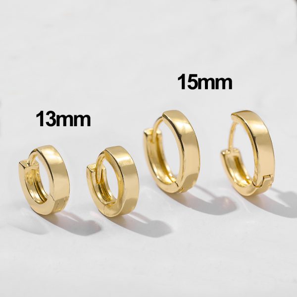 Earrings Temperament Simple Circle Small Hoop