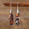Bohemian Emperor Stone Drop Earrings