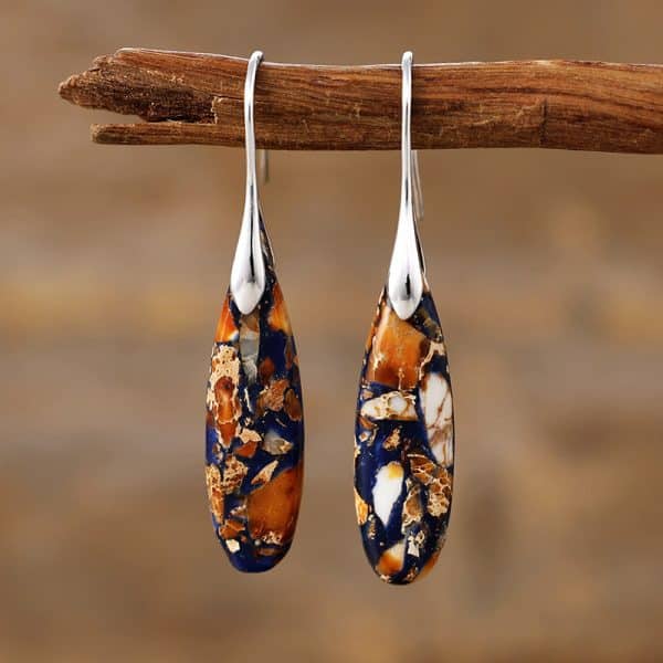 Bohemian Emperor Stone Drop Earrings