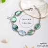 Teardrop-shaped Abalone And Shellfish Bracelet