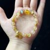 Sunstone Double Circle High Goods Aquamarine Slip Multi-Circle Bracelet