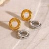 Stainless Steel Circle Niche Earrings
