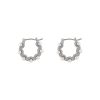Circle And Pearl Earrings Special-interest Design Personality