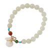 New Natural Hetian Gray Jade Bracelet Retro Temperament