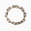 European And American Hip-hop Street Thick Antique Bronze Titanium Steel Bracelet