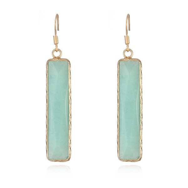 Natural Stone Pendant New Women's Trendy Earrings Sold Jewelry