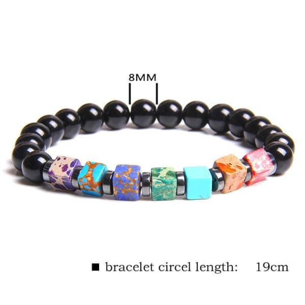 Natural Stone Seven Chakra Bracelet