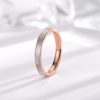 Titanium Steel Women's Japanese And Korean Simple Niche Ring